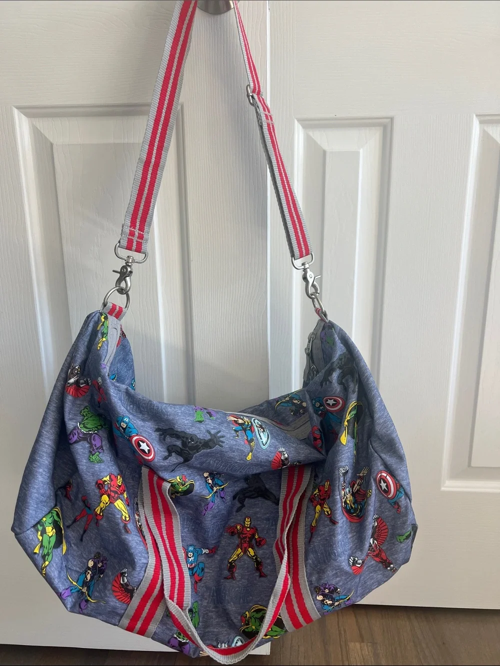 Pottery Barn Kids Avengers duffle bag